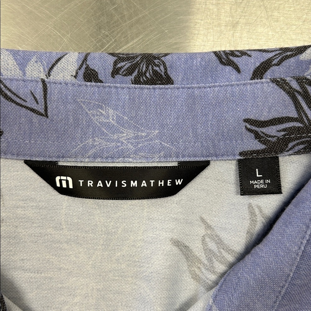 Travis Mathew short sleeve polo shirt. L - Picture 8 of 8